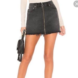 Free people zip skirt